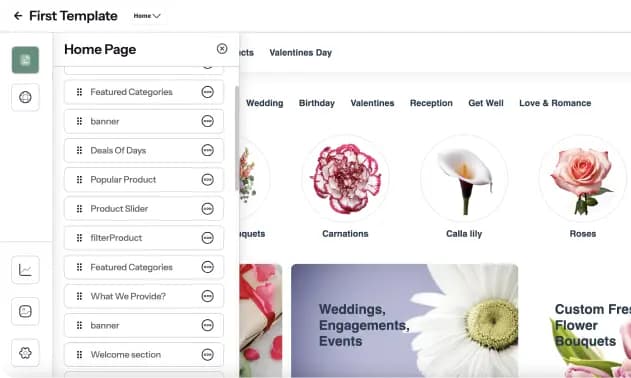 Best floral website templates and innovative website design features for florists