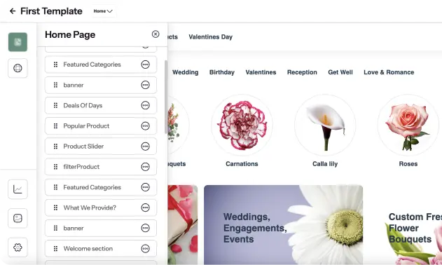 Best floral website templates and innovative website design features for florists